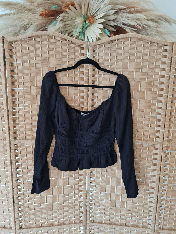 Topshop Black Crop top 12