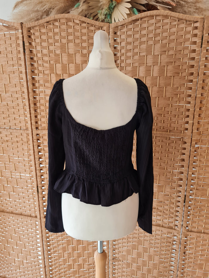 Topshop Black Crop top 12