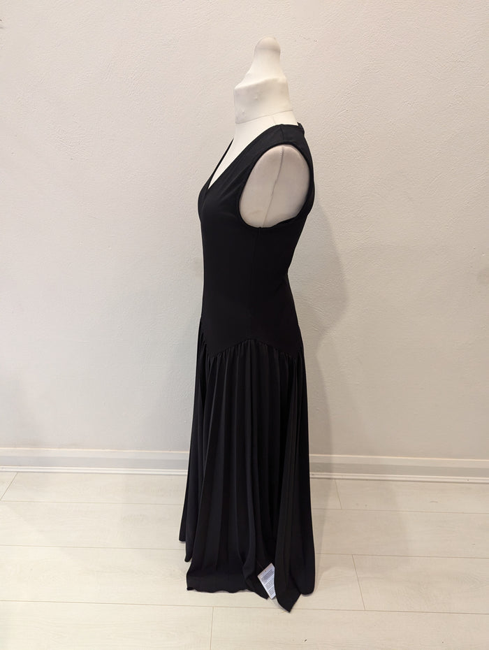 Topshop Black Sleeveless Maxi 14 NWT