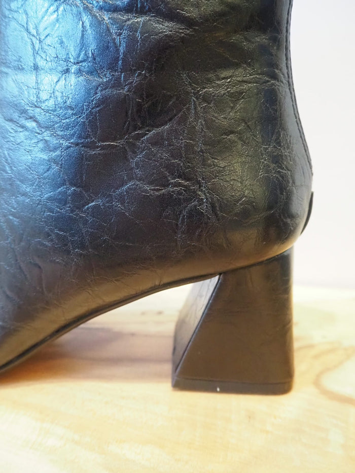Topshop Black Square toe Boots 4