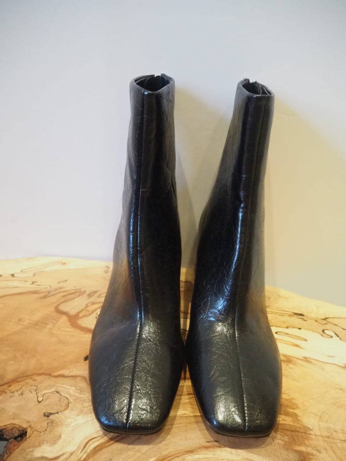 Topshop Black Square toe Boots 4