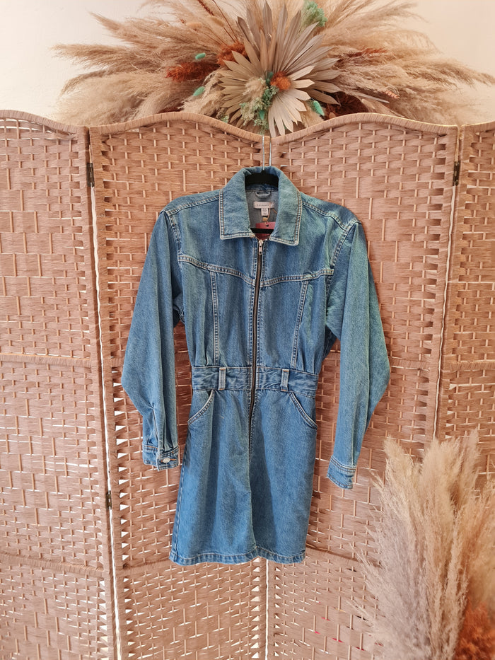 Topshop Denim Dress 10