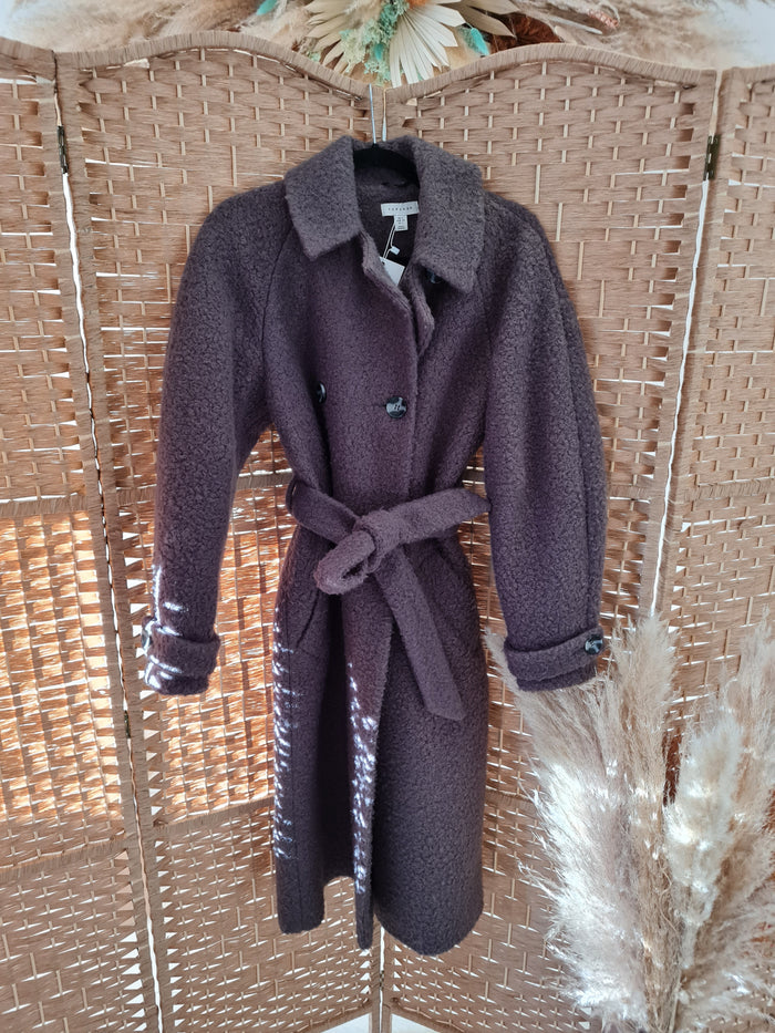 Topshop Grey coat 6-10