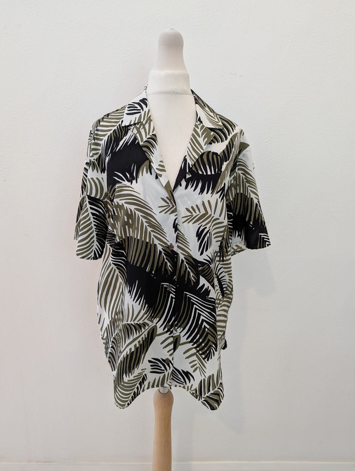 Topshop Leaf Shirt 10 £29