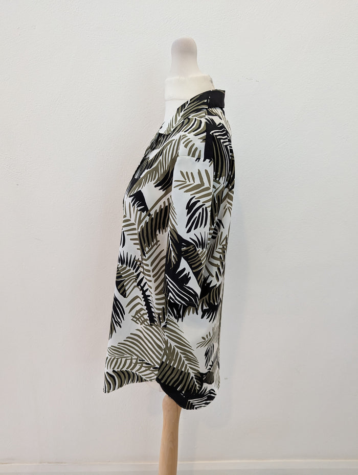 Topshop Leaf Shirt 10 £29