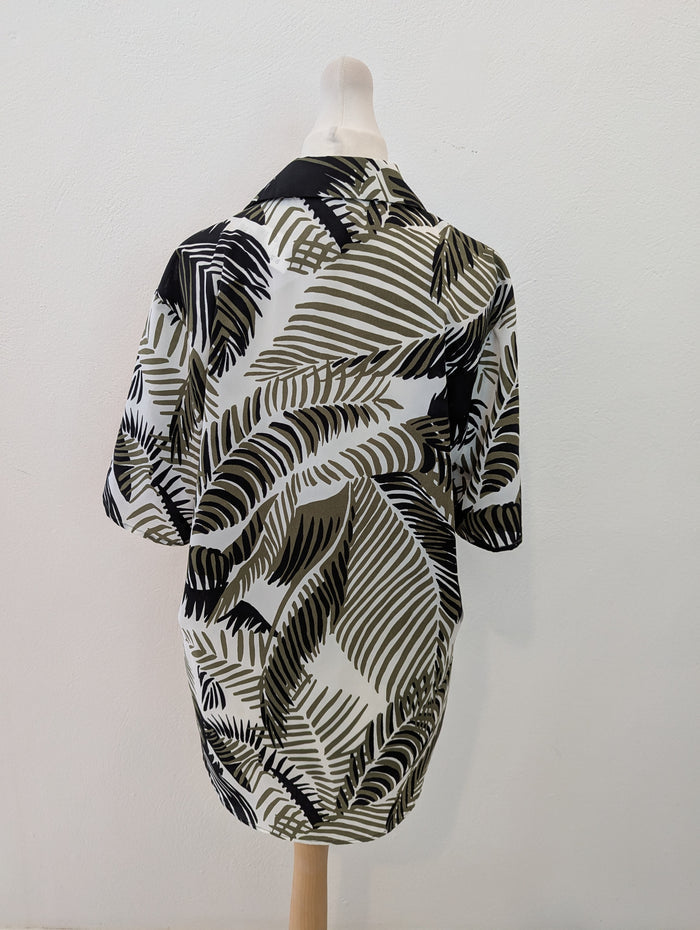 Topshop Leaf Shirt 10 £29