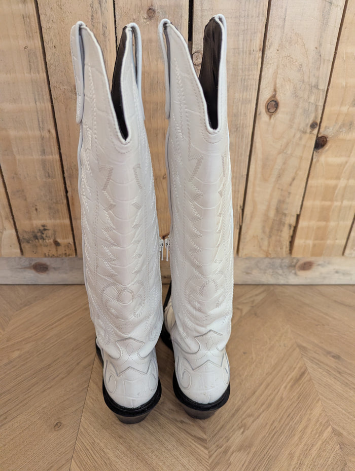 Topshop Leather Cowboy Boots 5