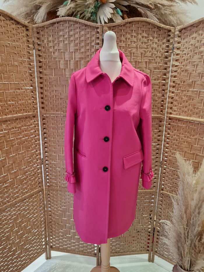 Topshop pink coat 8