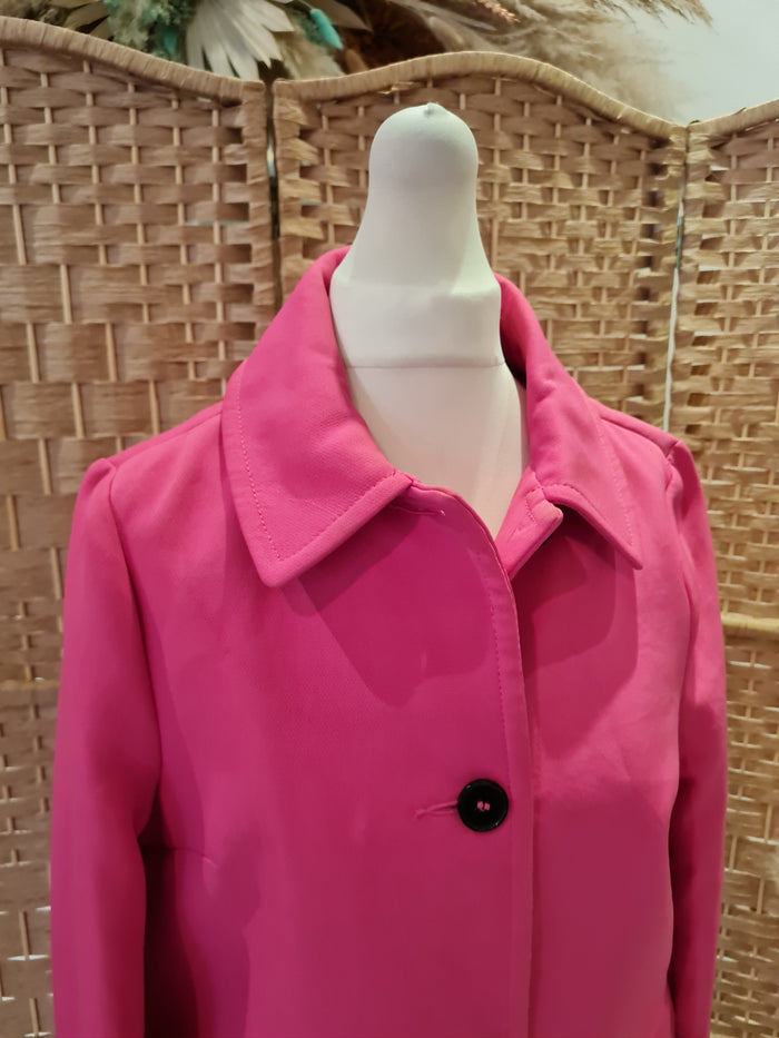 Topshop pink coat 8
