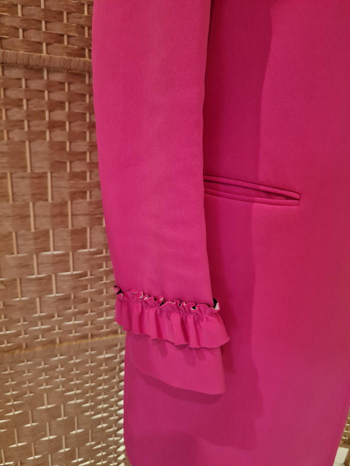 Topshop pink coat 8