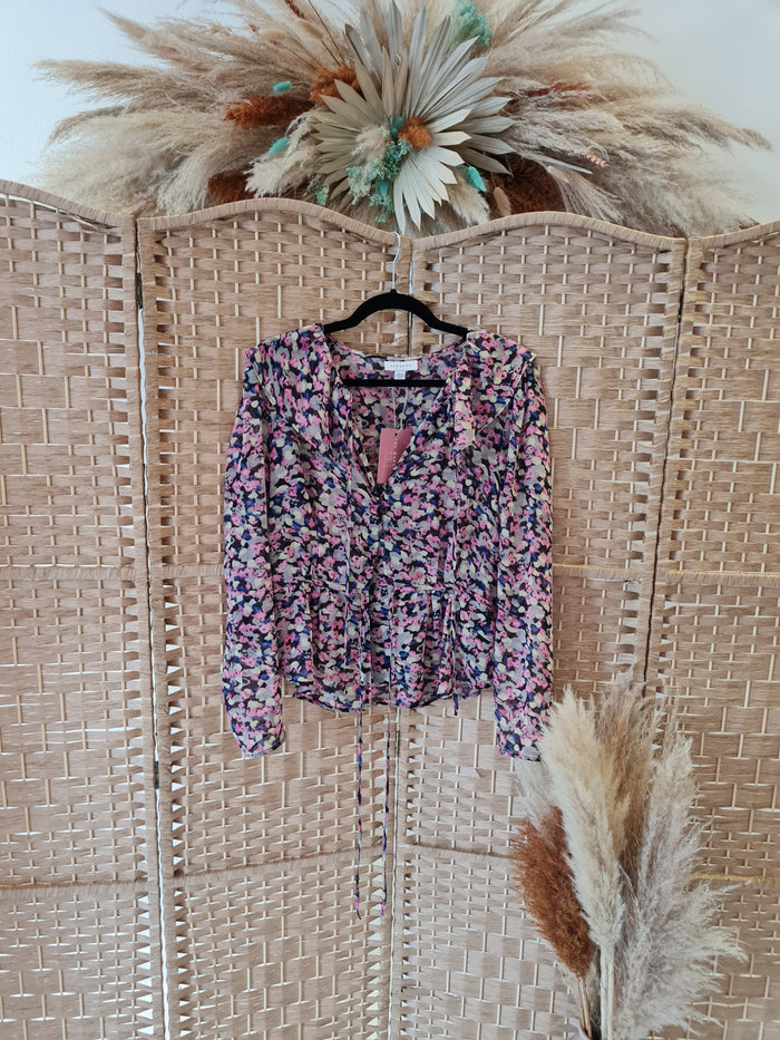 Topshop Pink Floral Top 12