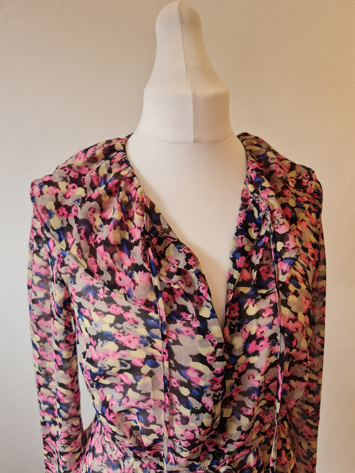 Topshop Pink Floral Top 12