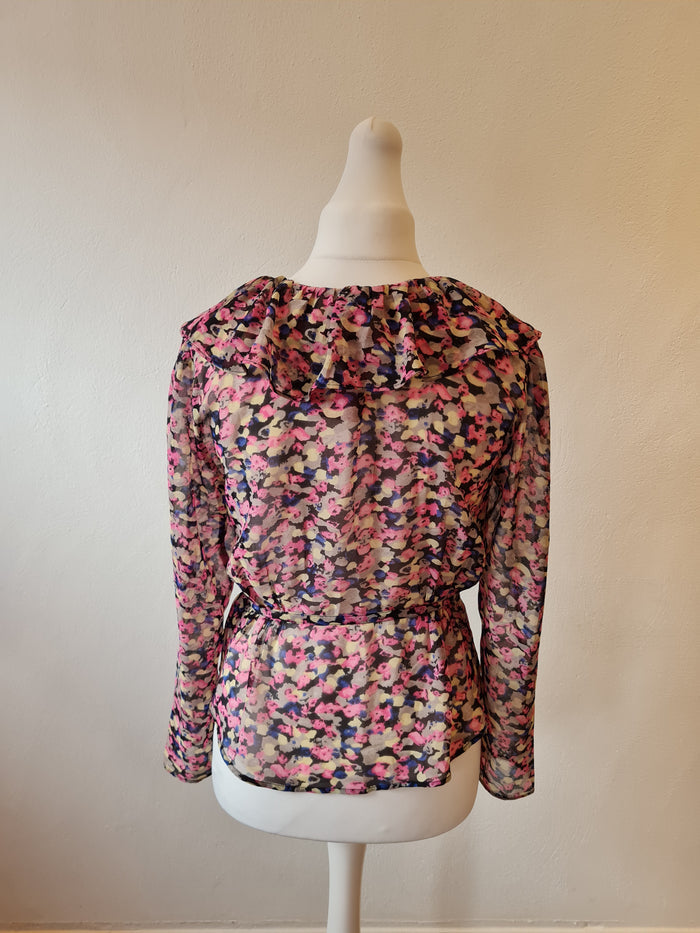 Topshop Pink Floral Top 12