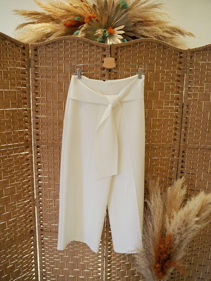 Topshop white Cullottes 10