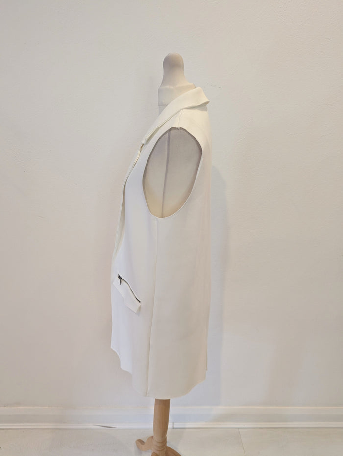 Topshop White Gilet 10