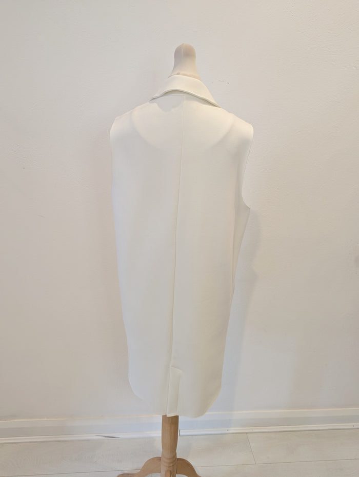 Topshop White Gilet 10