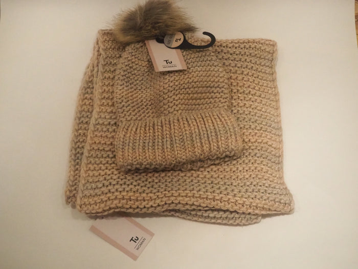 Tu Sparkle Hat & Scarf Set