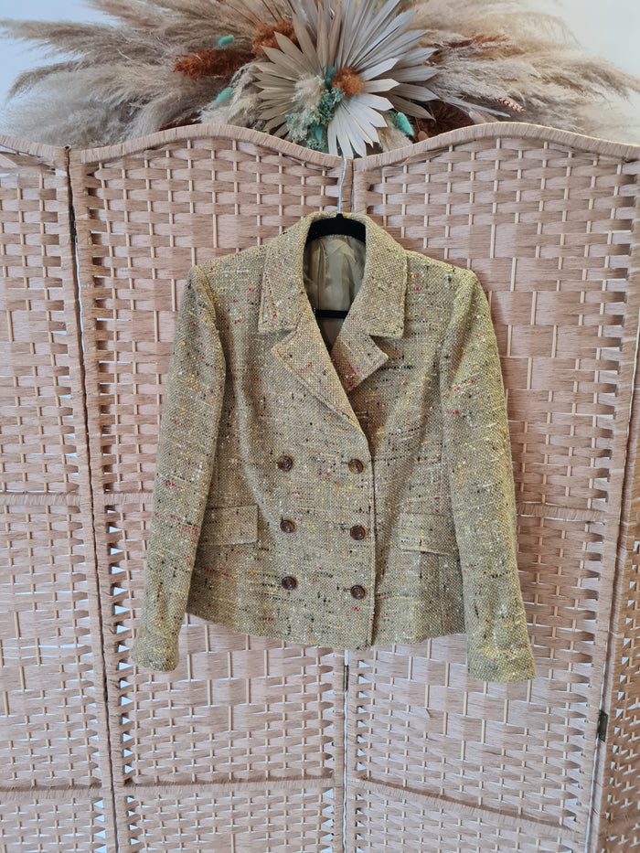 Tweed Blazer Green 10/12