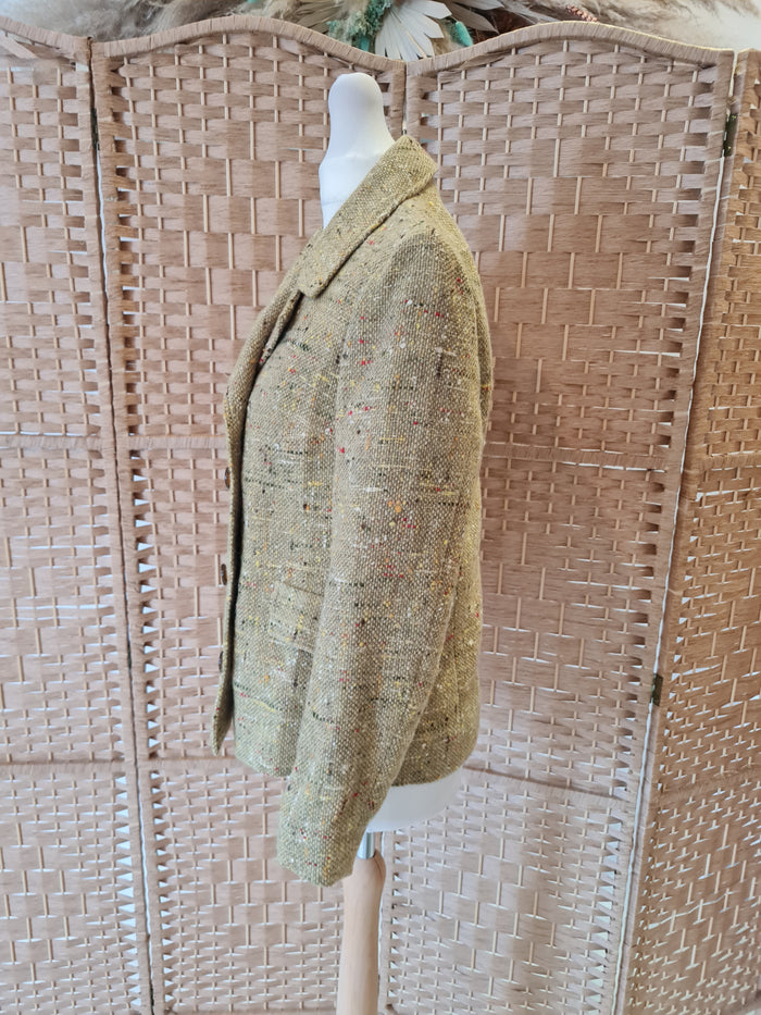 Tweed Blazer Green 10/12