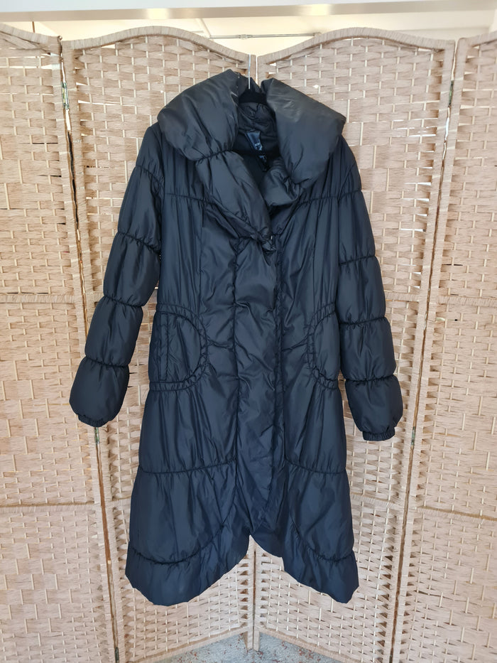 TYF Black Puffa Coat Size 12