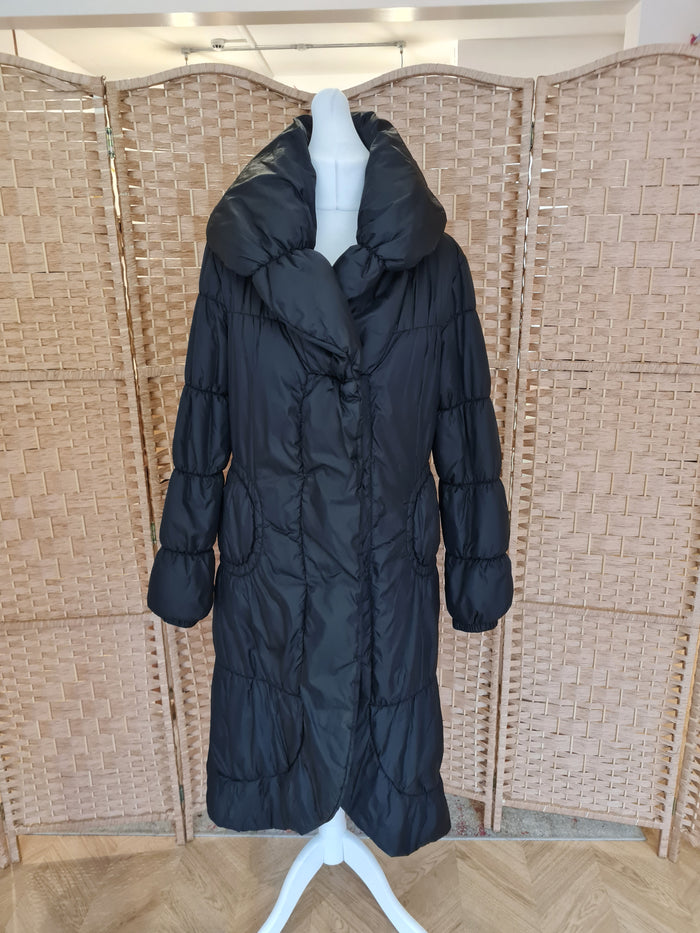 TYF Black Puffa Coat Size 12