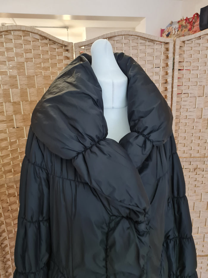 TYF Black Puffa Coat Size 12