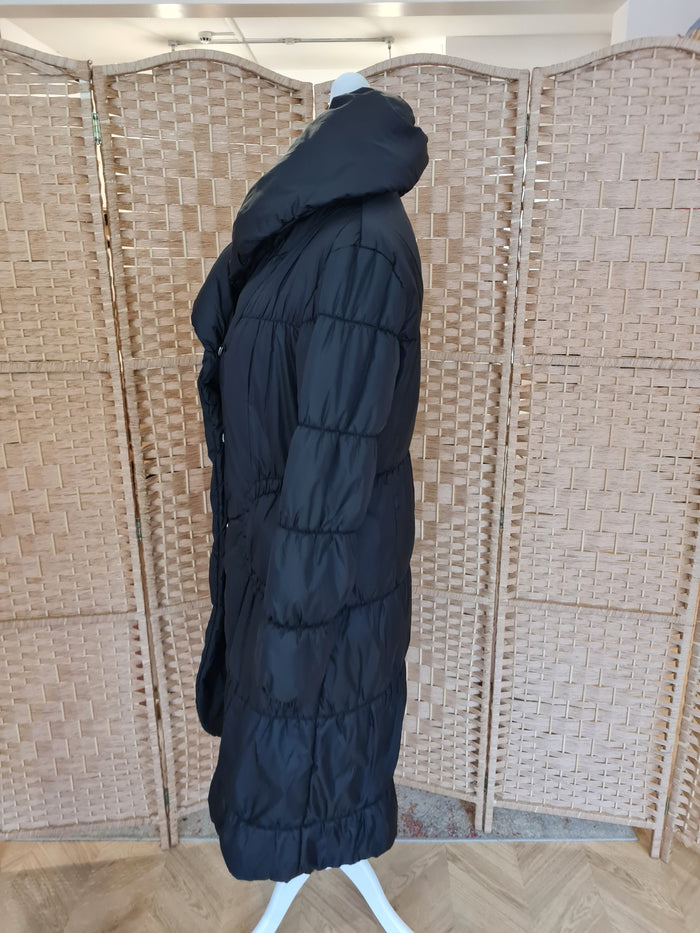 TYF Black Puffa Coat Size 12