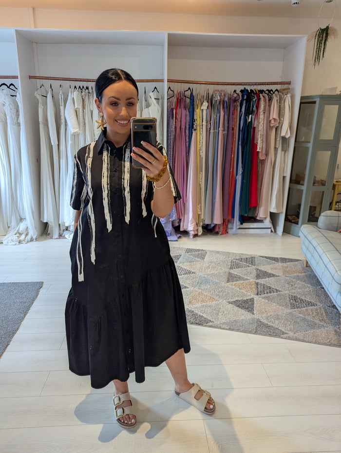 Uchuu Black & White Dress One Size