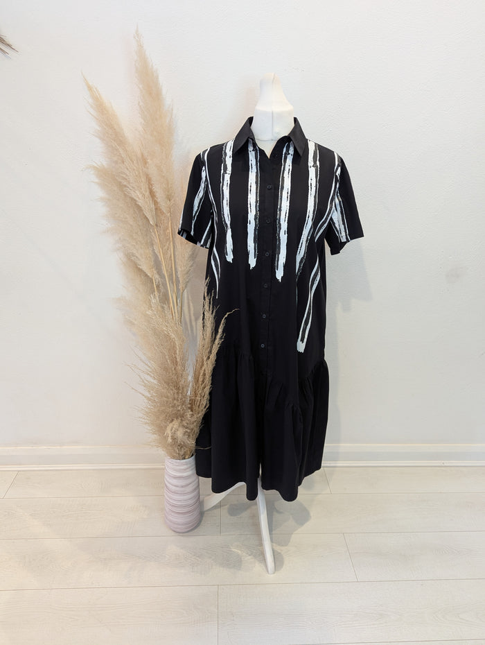 Uchuu Black & White Dress One Size