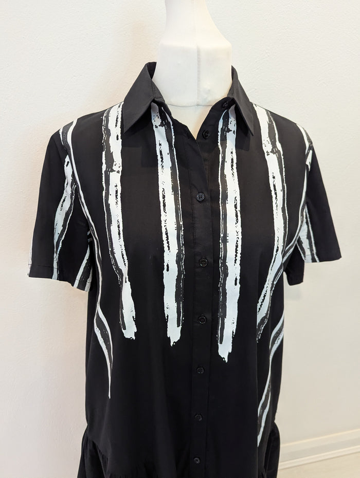 Uchuu Black & White Dress One Size