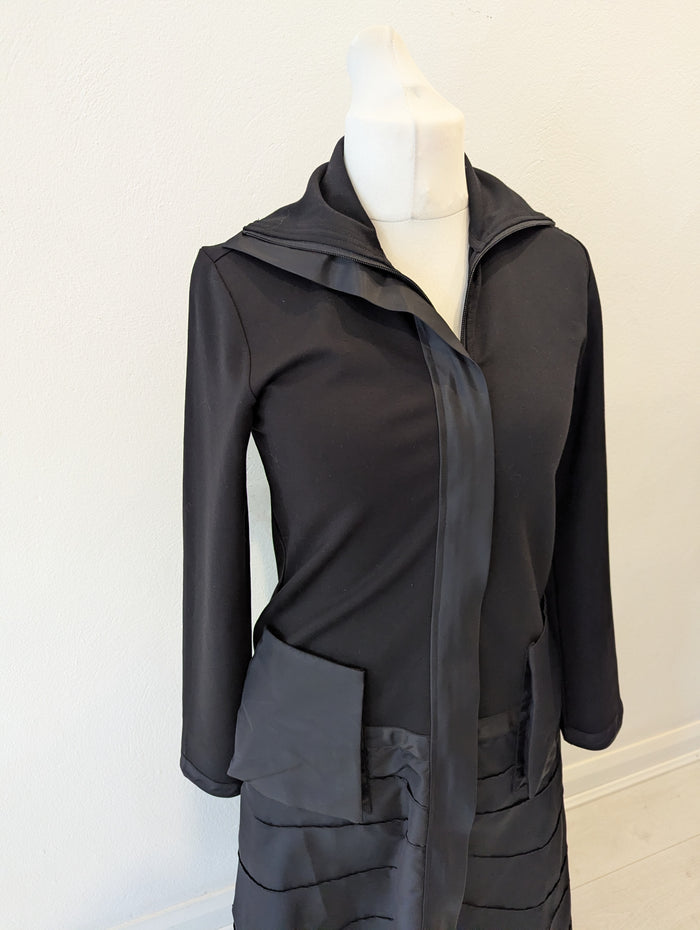 Uchuu black zip dress M NWT RRP £220
