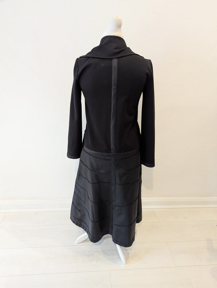 Uchuu black zip dress M NWT RRP £220