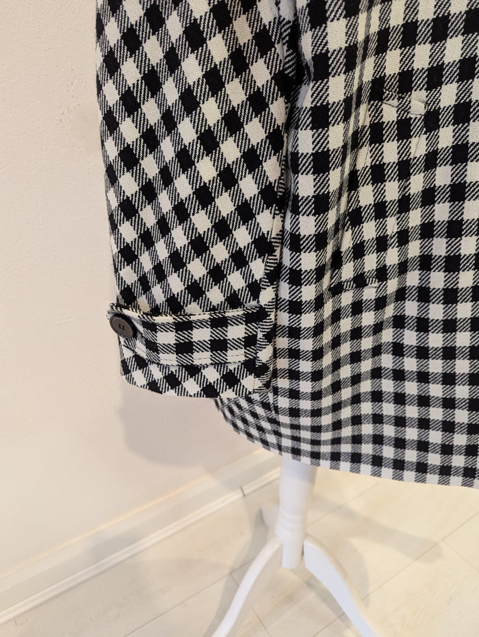 United Benetton Check Coat 14