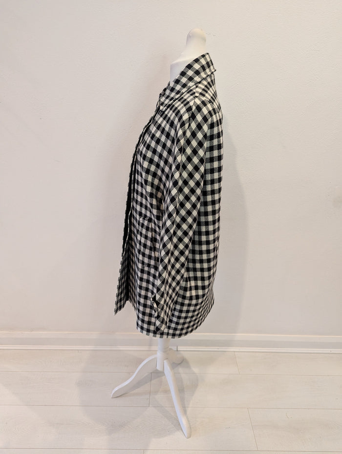United Benetton Check Coat 14