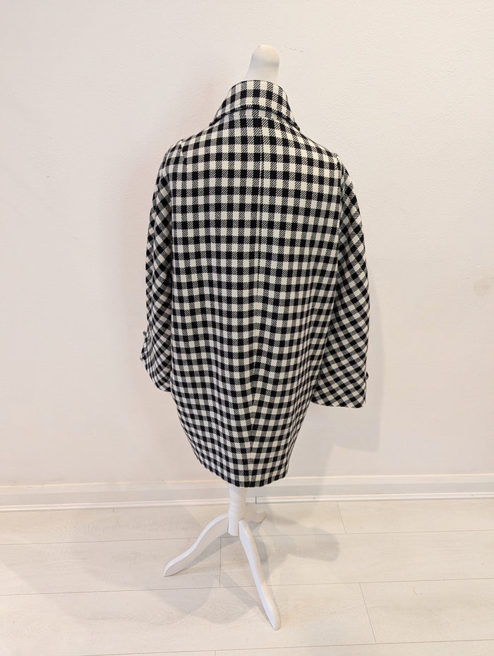 United Benetton Check Coat 14