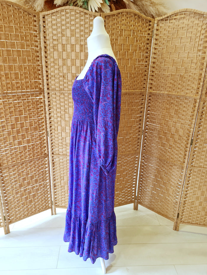 Urban Outfitters Purple Paisley Maxi Large