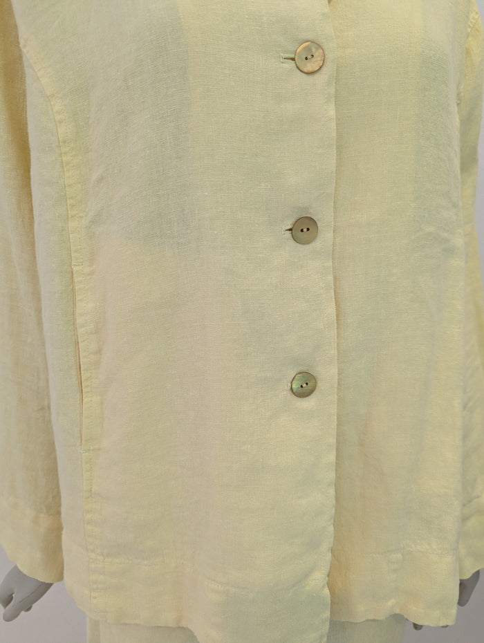 Vetono Lemon M/L Linen Suit NWT