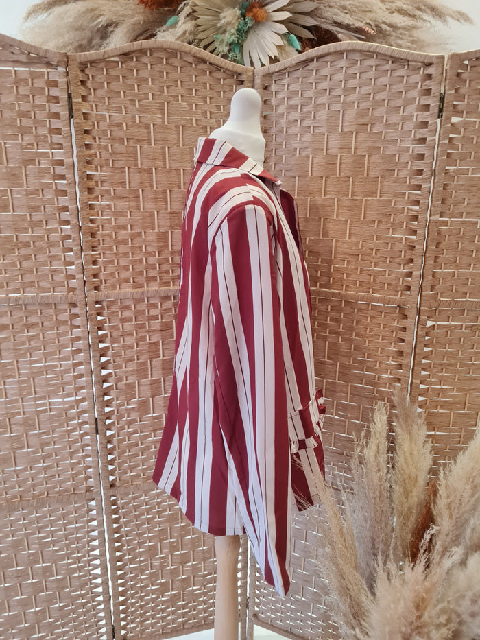 Vila Red Stripe Blazer 44 RRP £42