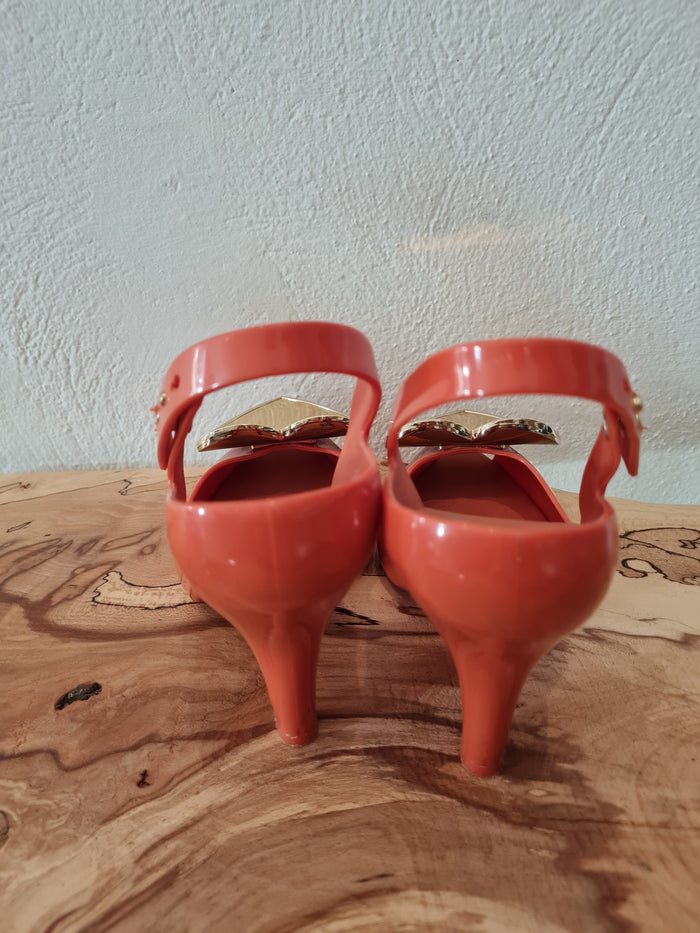 Vivienne Westood Orange Heels 4