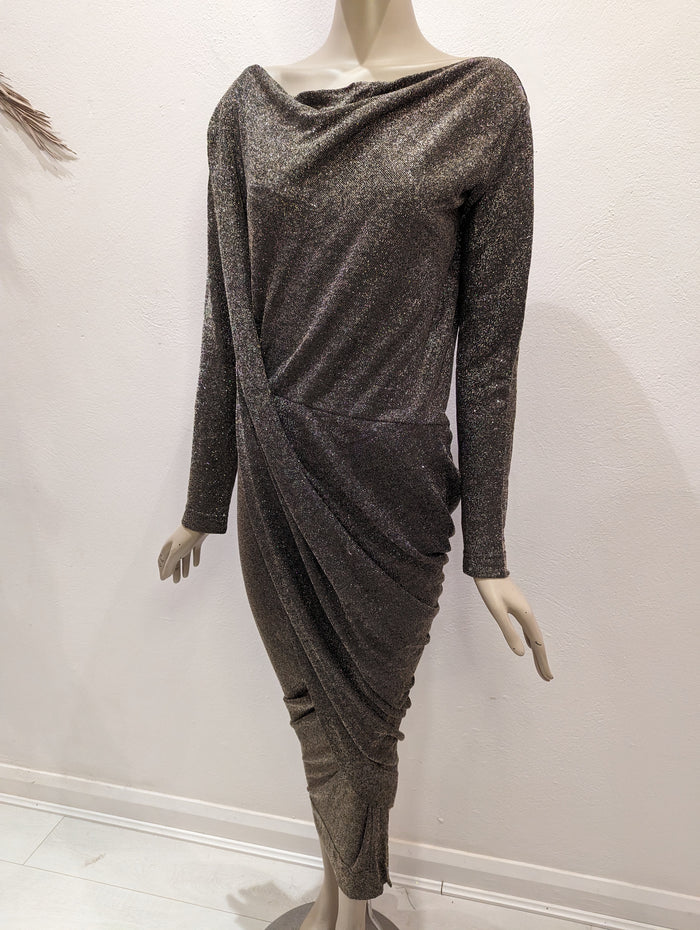 Vivienne Westwood Anglomania Metalic Dress L NWT
