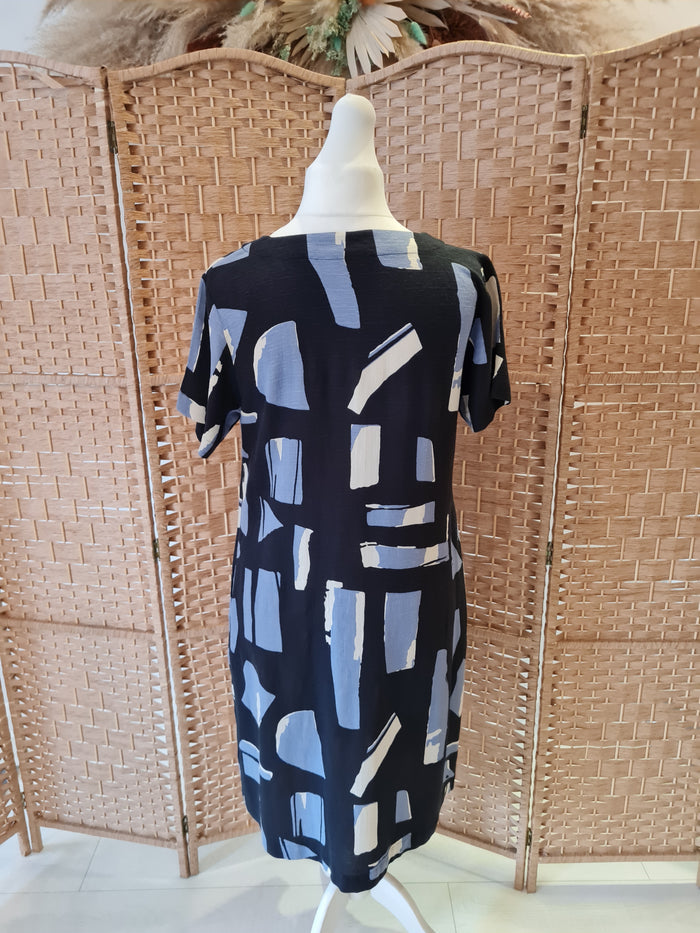 Viz A Viz navy printed tunic 10/12