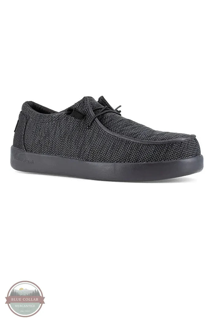 Volcom VM30802 Men's Chill Safety Toe Slip Resistant Work Sneakers in Black main view