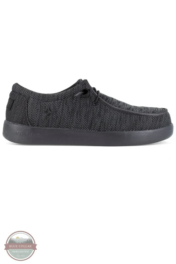 Volcom VM30802 Men's Chill Safety Toe Slip Resistant Work Sneakers in Black side view