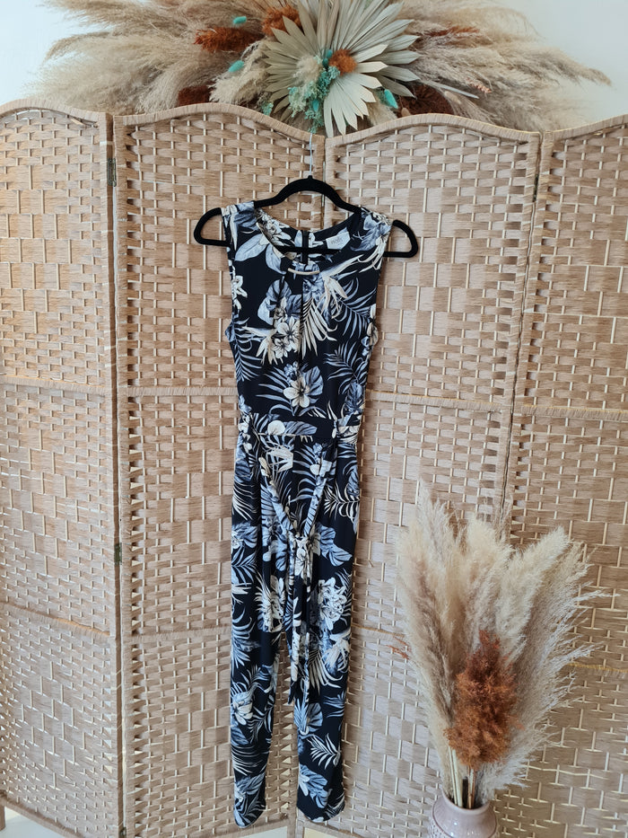 Wallis Floral Jumpsuit Size 10 Petite