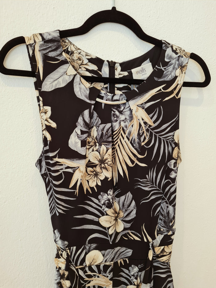 Wallis Floral Jumpsuit Size 10 Petite