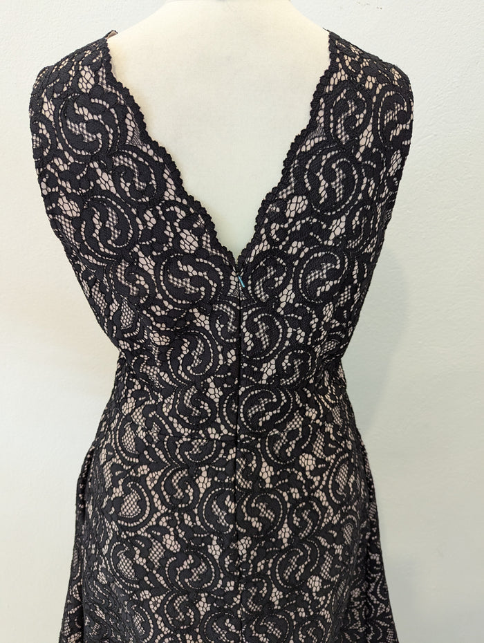 Warehouse Black Lace Dress 10
