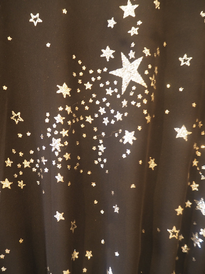 Warehouse Black Star Dress 8