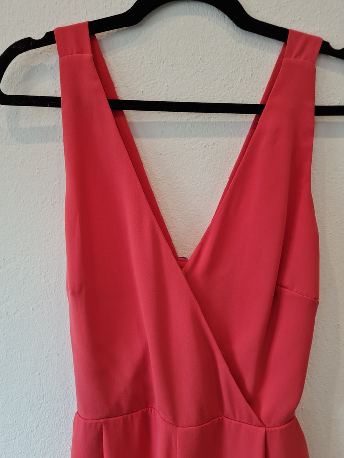 Warehouse coral jumpsuit 10