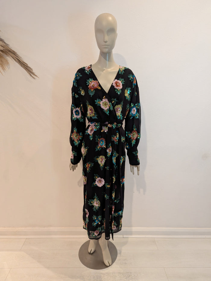 Warehouse Sequin Dress 12