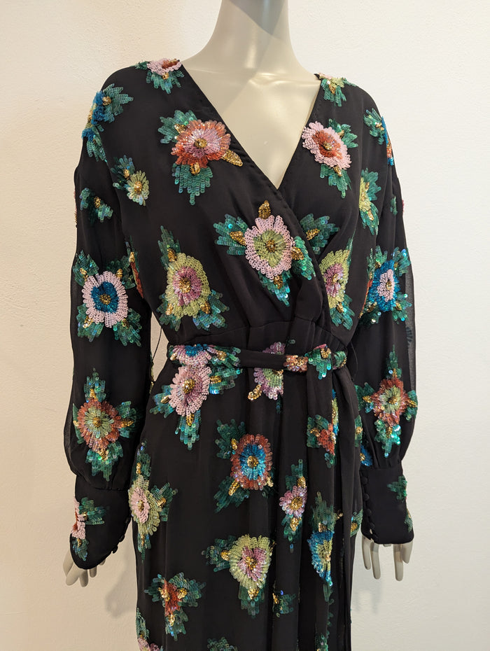 Warehouse Sequin Dress 12
